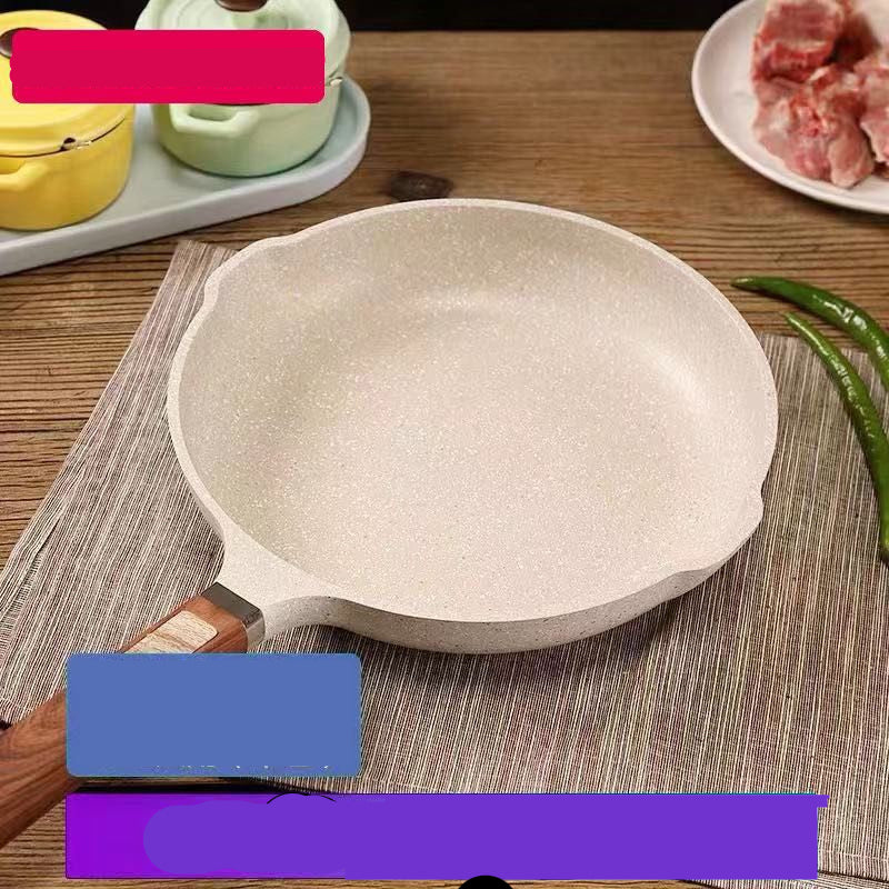 Induction Cooker Non Stick Medical Stone Frying Pan