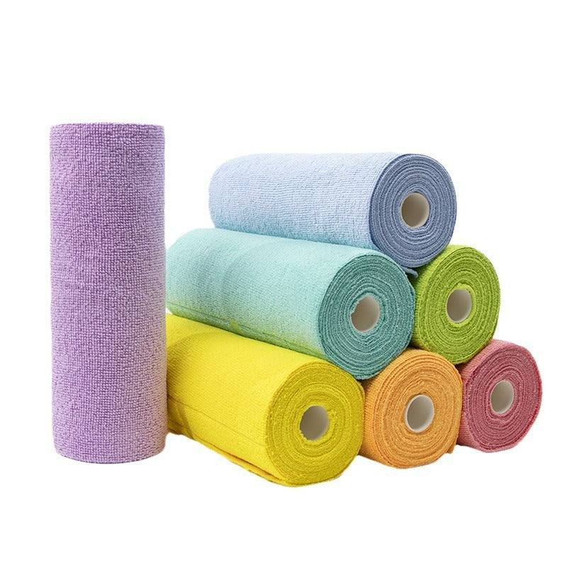 Kitchen Dish Towel Roll Hand Tear Cleaning Cloth