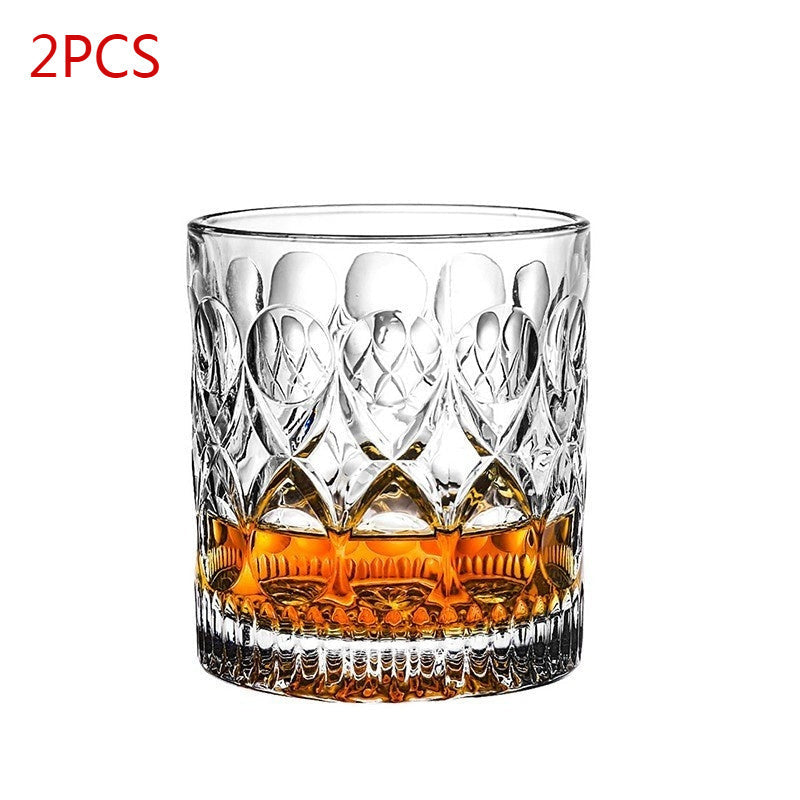Octagonal Crystal Glass Set