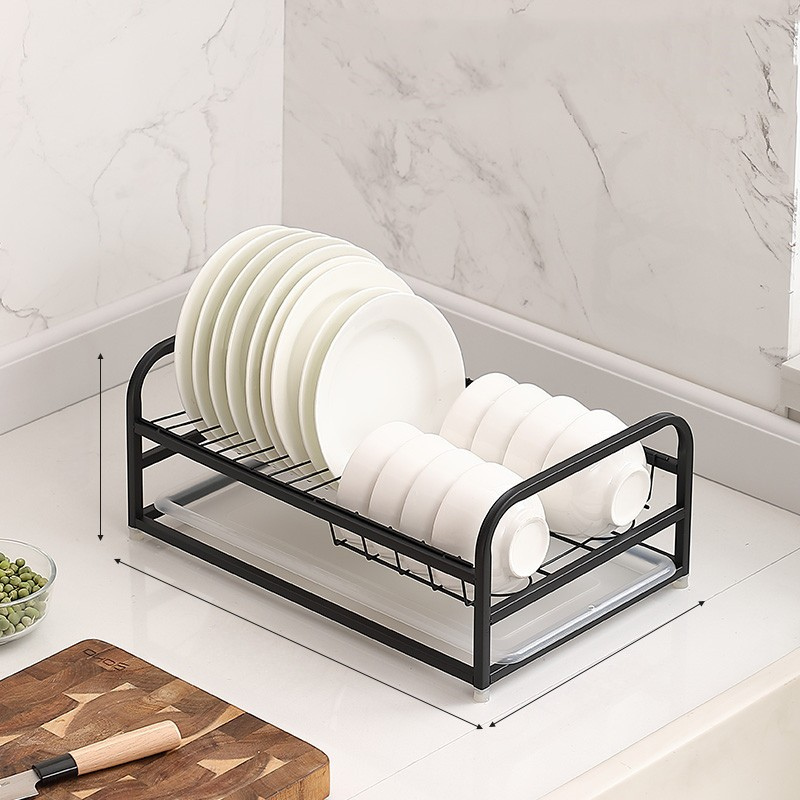 Kitchen Dishware Storage Rack Drying and Drain Rack for Tablewa
