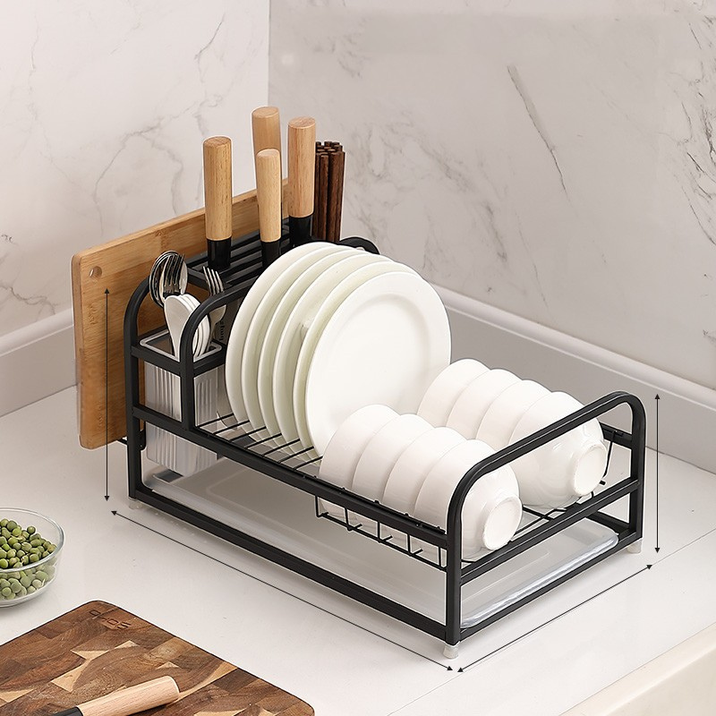 Kitchen Dishware Storage Rack Drying and Drain Rack for Tablewa