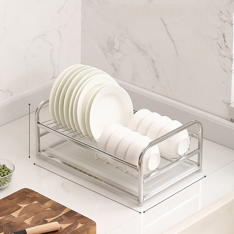 Kitchen Dishware Storage Rack Drying and Drain Rack for Tablewa