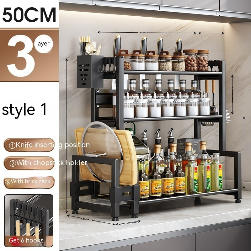 Kitchen Table Clamp for Chopsticks Salt and Seasoning Storage