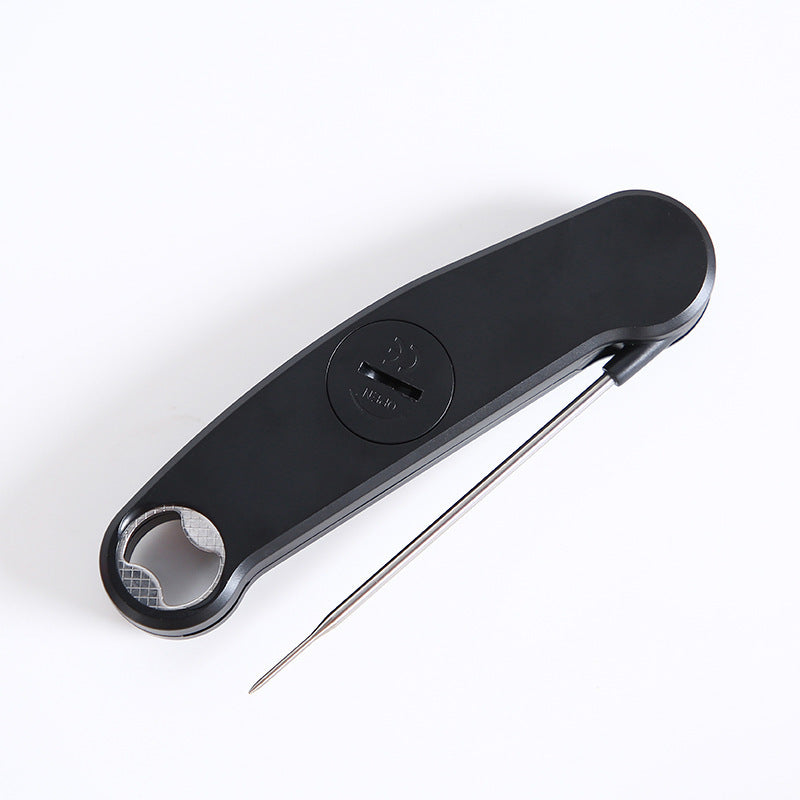 Folding BBQ Meat Thermometer with LED Display