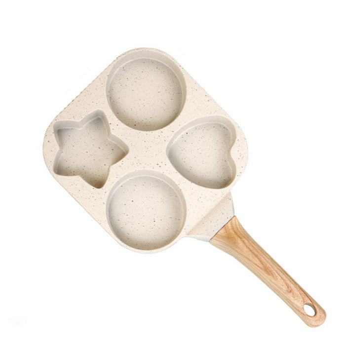 Medical Stone 4 Hole Heart Shaped Egg Frying Pan