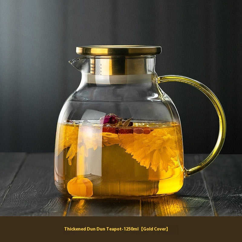High Temperature Resistant Electric Ceramic Glass Steam Teapot