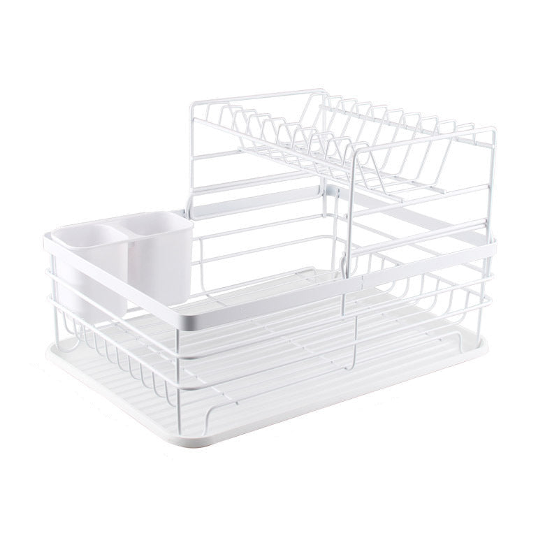 Kitchen  Household Countertop Dish Storage Rack