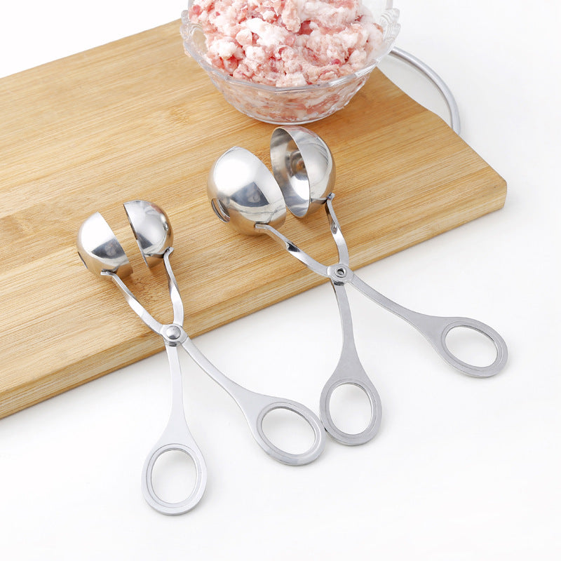 Stainless Steel Meatball Maker Tongs Kitchen Tool
