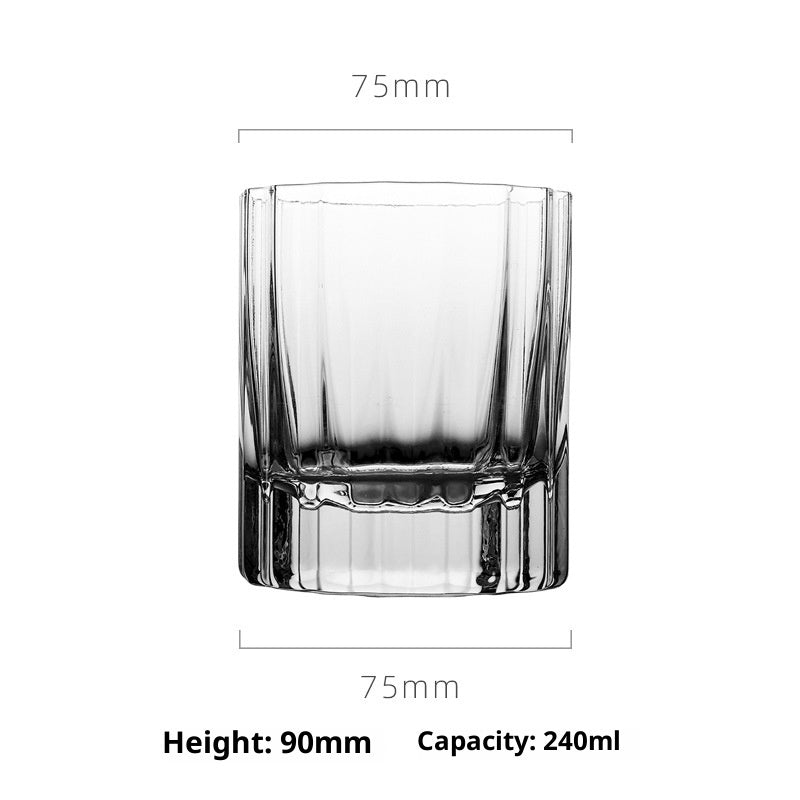 Light Luxury Crystal Glass, Thick Bottom