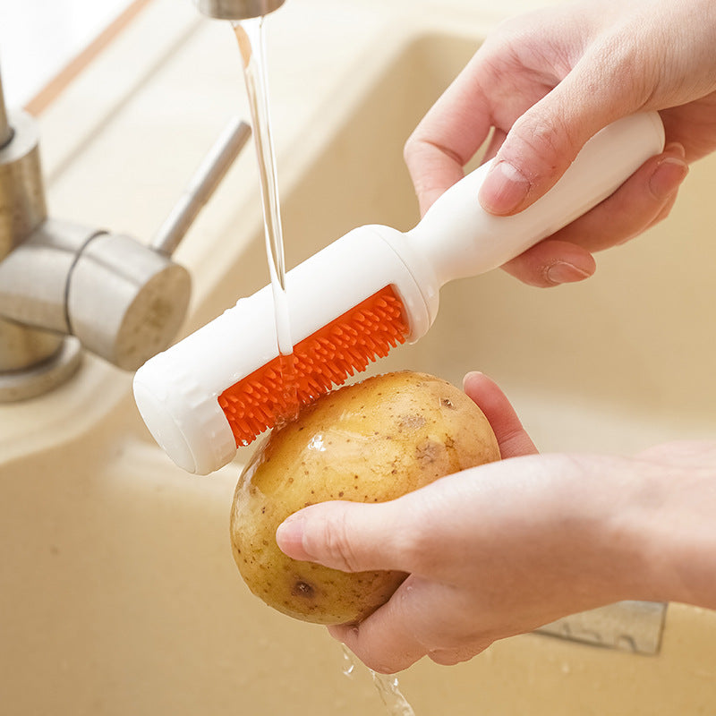 Multifunctional Kitchen Washing Brush and Peeler