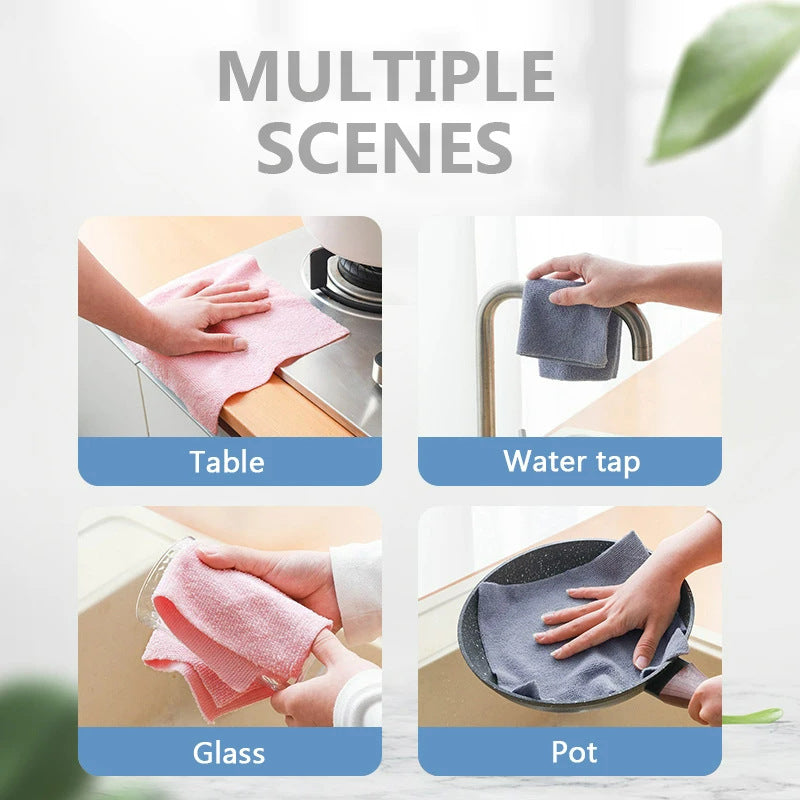Kitchen Dish Towel Roll Hand Tear Cleaning Cloth