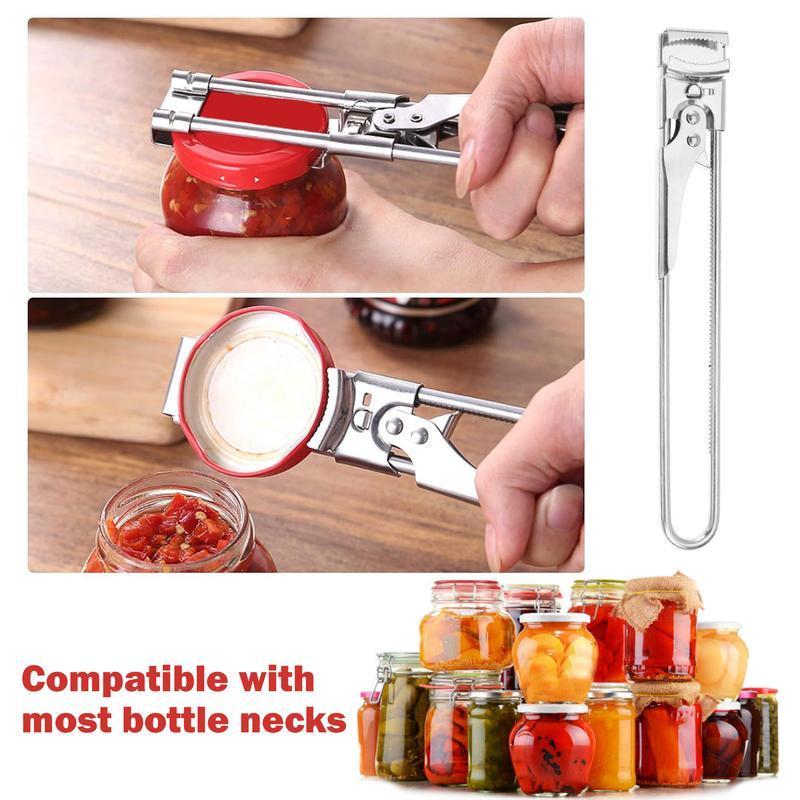 Multifunctional Adjustable Jar And Bottle Opener Tool For Seniors
