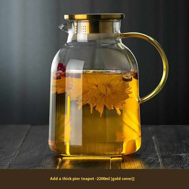 High Temperature Resistant Electric Ceramic Glass Steam Teapot