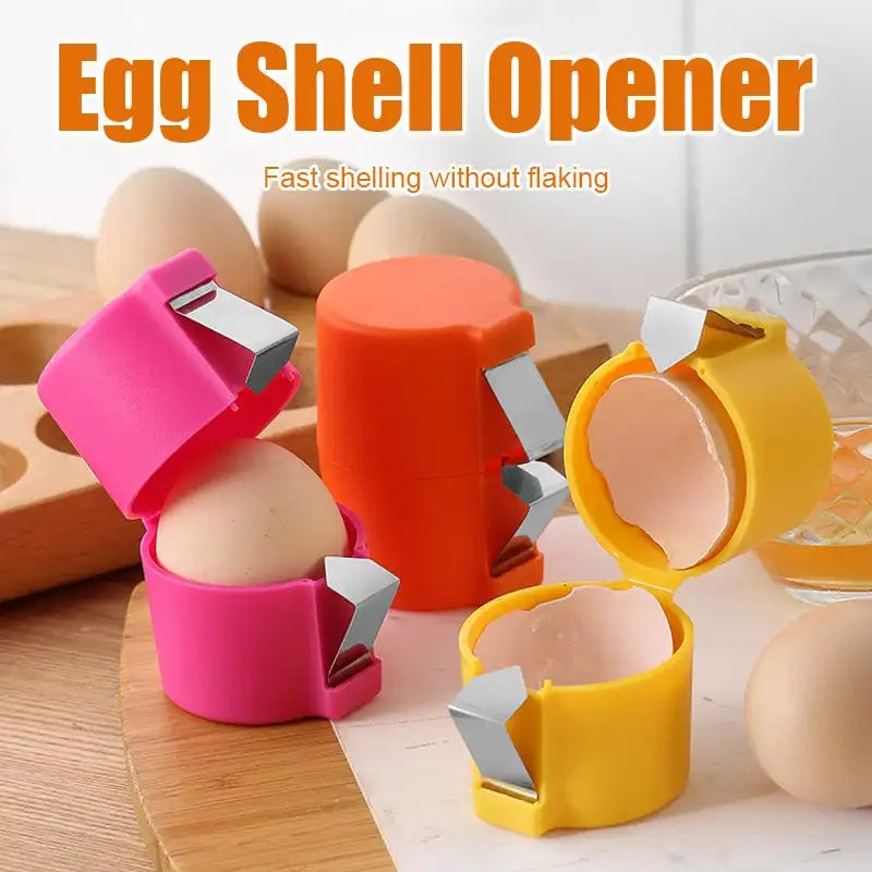 Stainless Steel Egg Shell Opener And Egg Beater Kitchen Tool
