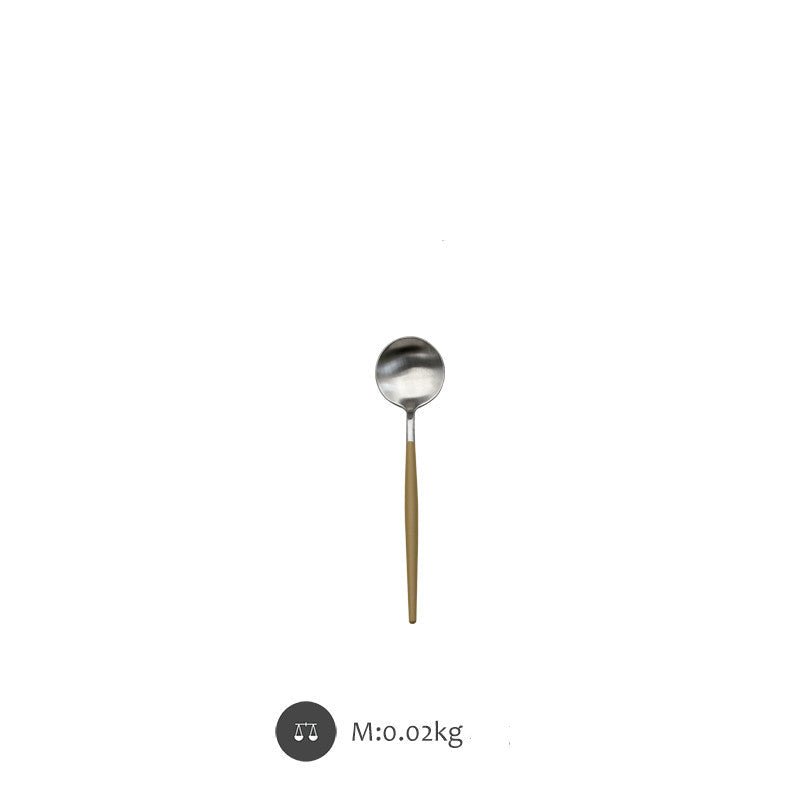 Electroplating Western Tableware Stainless Steel Cutlery Set