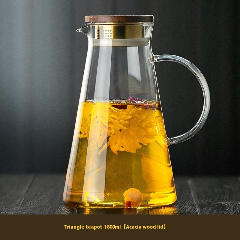 High Temperature Resistant Electric Ceramic Glass Steam Teapot