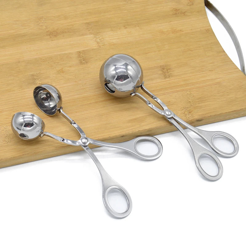 Stainless Steel Meatball Maker Tongs Kitchen Tool