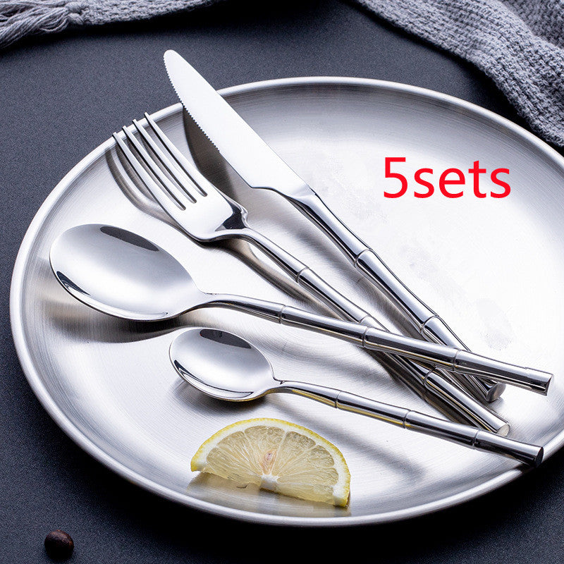 Golden Western Steak Cutlery Set Spoon