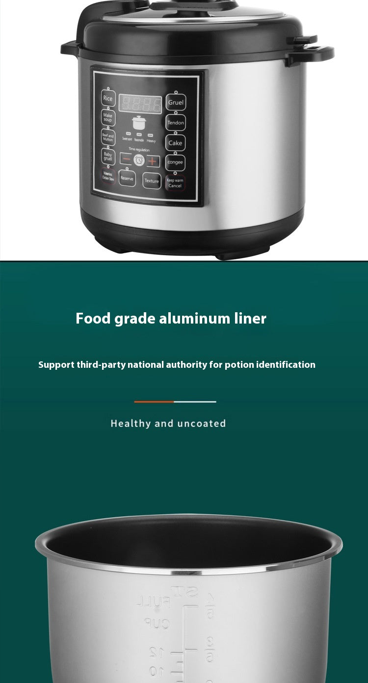 5L Multi Function Intelligent Pressure Cooker for Household Use