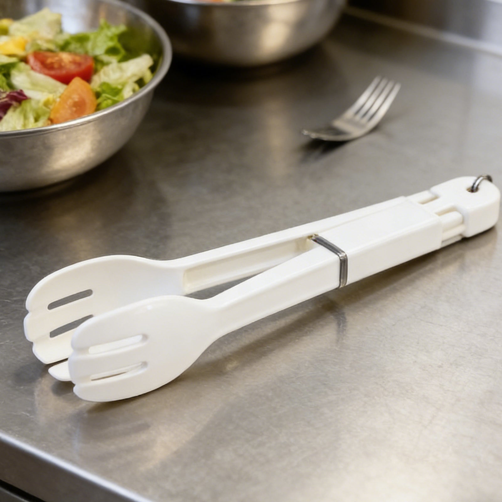 Stainless Steel Salad Tongs Kitchen Serving Tool