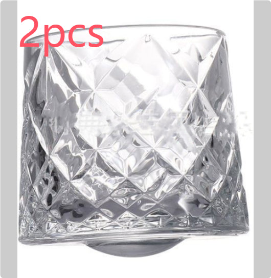 Rotating Crystal Glass
