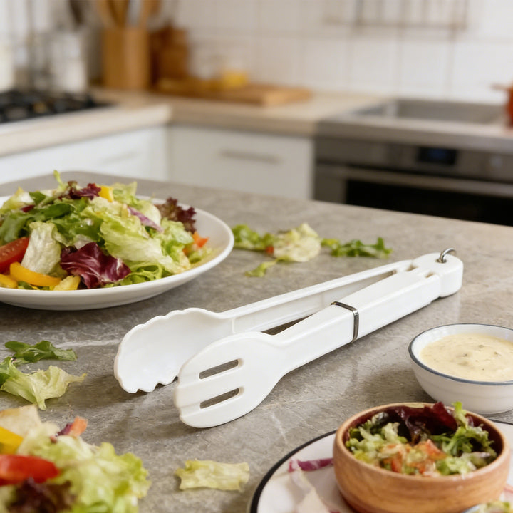Stainless Steel Salad Tongs Kitchen Serving Tool