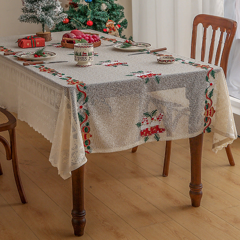 Decorative Lace Coffee Table Dining Table Cloth