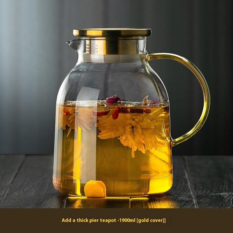High Temperature Resistant Electric Ceramic Glass Steam Teapot
